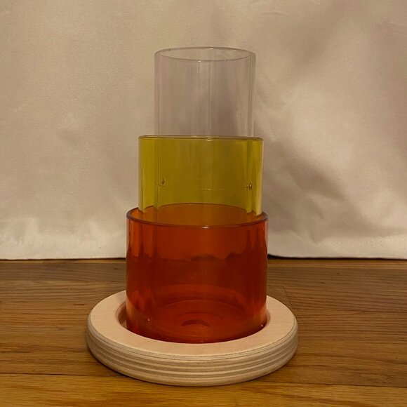 Lovevery Other - Lovevery The Explorer Play Kit, Transparent Tube Tower
